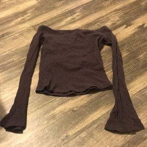 Off the shoulder shirt